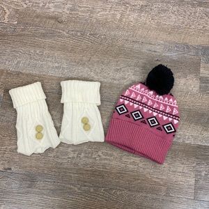 Women’s beanie hat and boot cuffs